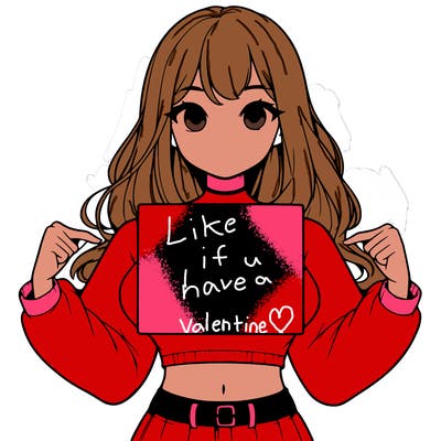 girl holding a blank sign in a long sleeve crop top