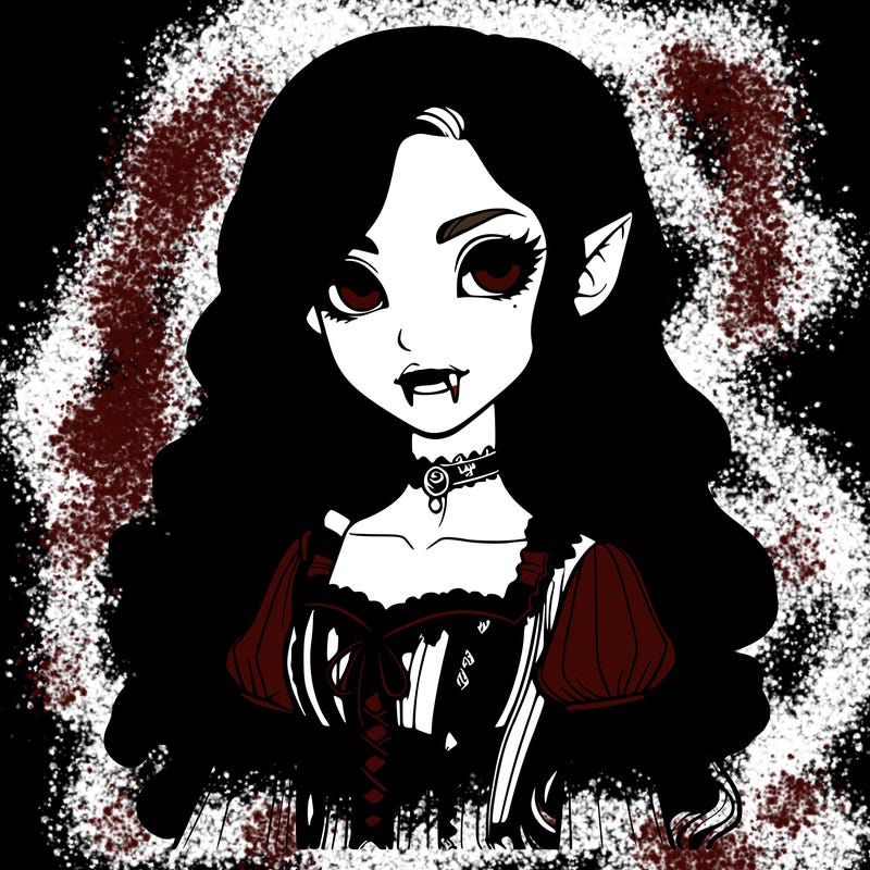 realistic vampire girl