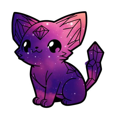 crystal kitten