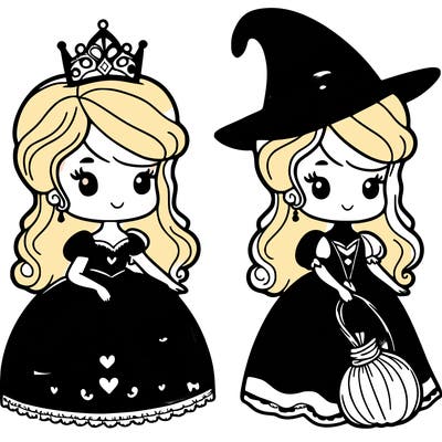 princess as a witch