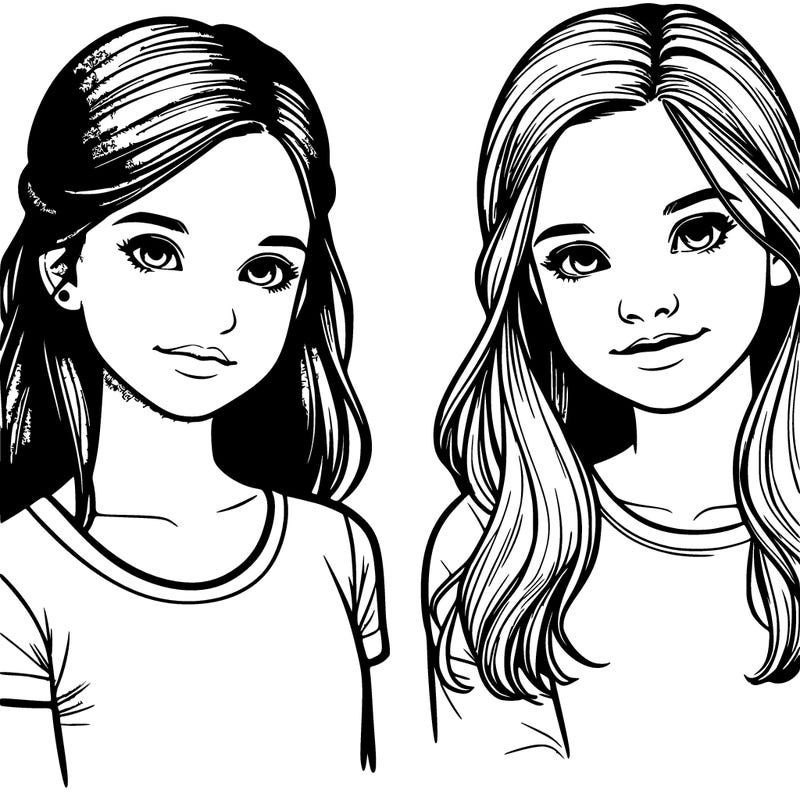 realistic tween girl