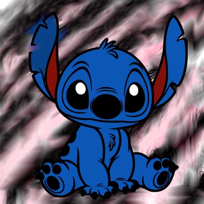 a picture of stitch cute