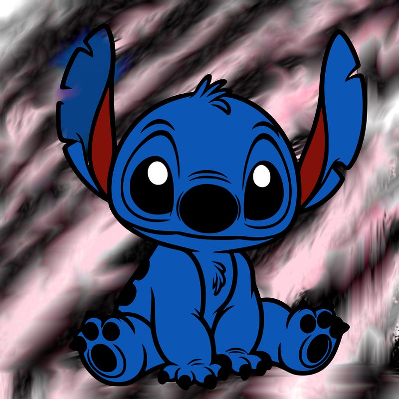 a picture of stitch cute