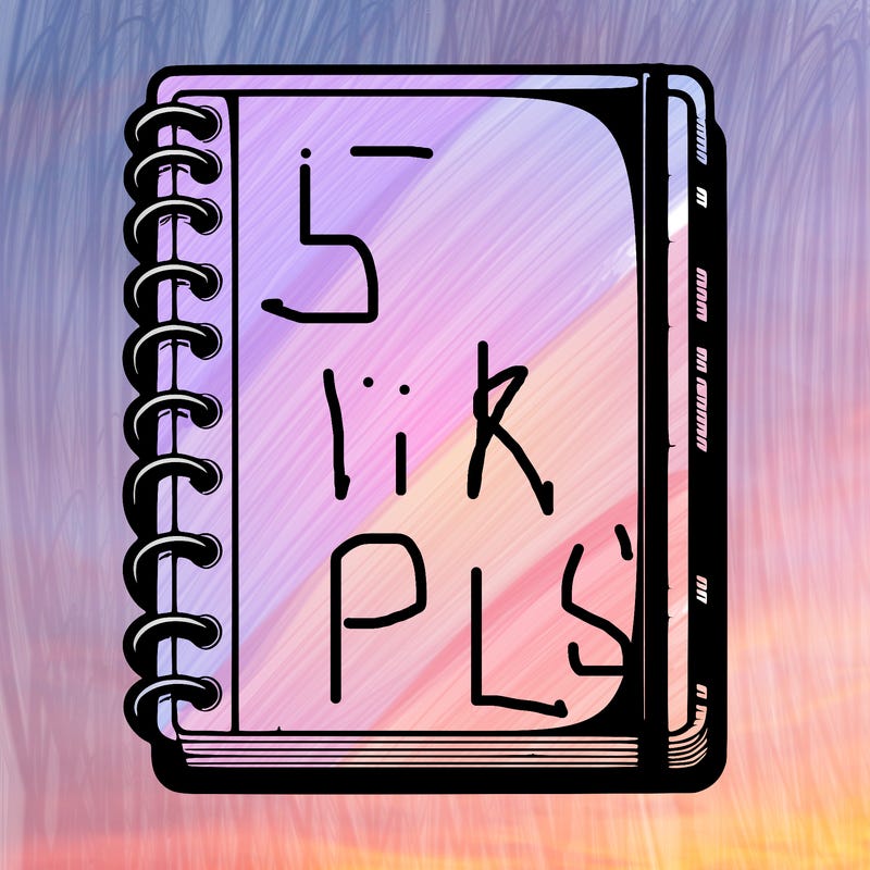 blank, realistic notebook