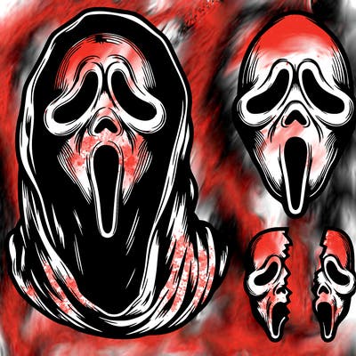 realistic,scary,gostface