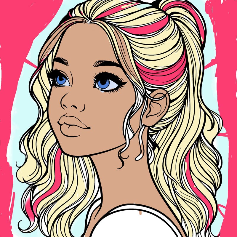 beautiful realistic girl