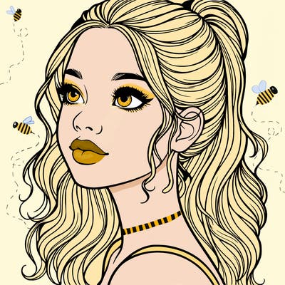 beautiful realistic girl