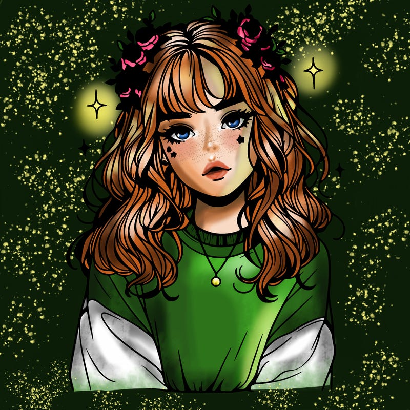 aesthetic girl realistic