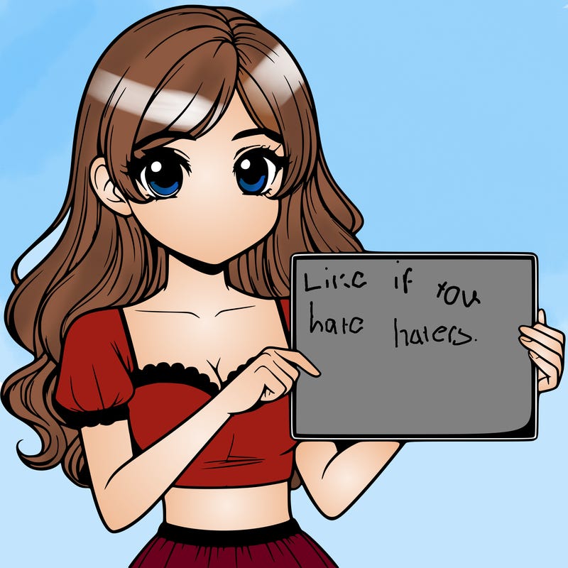 realistic pretty girl holding blank sign