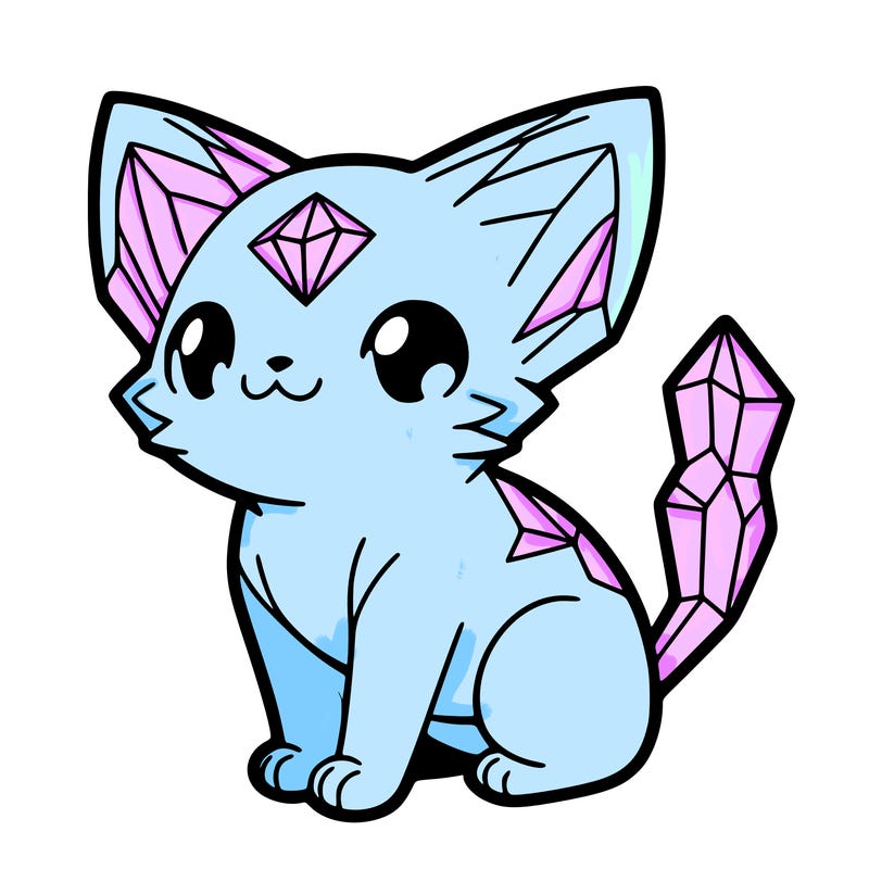 crystal kitten