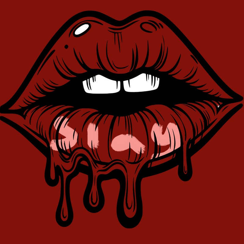 lips that look realistic and drip