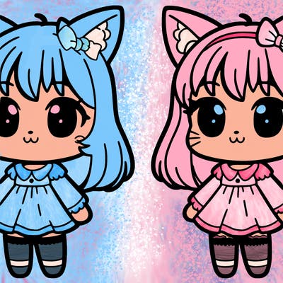 a cat girl