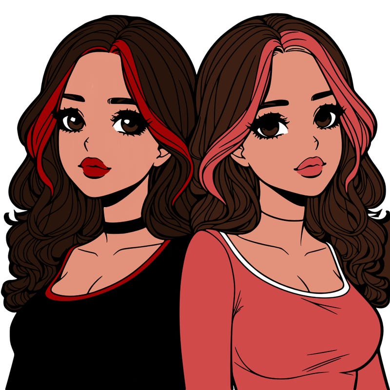 realistic twin sisters