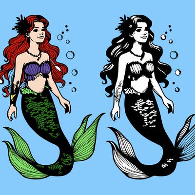 realistic mermaid