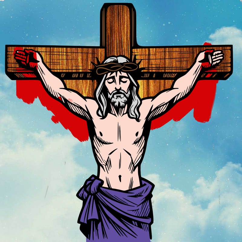 jesus on the cross dieing for our sins