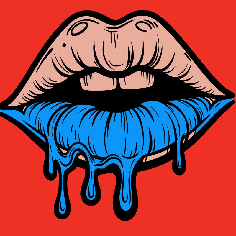 lips that look realistic and drip