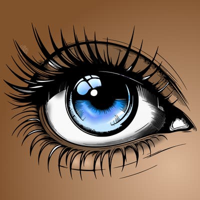 realistic eye