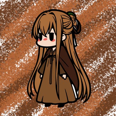 hot anime girl with cute long dress