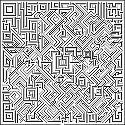 Geometric Maze Patterns