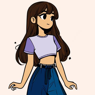 girl in a cute crop top