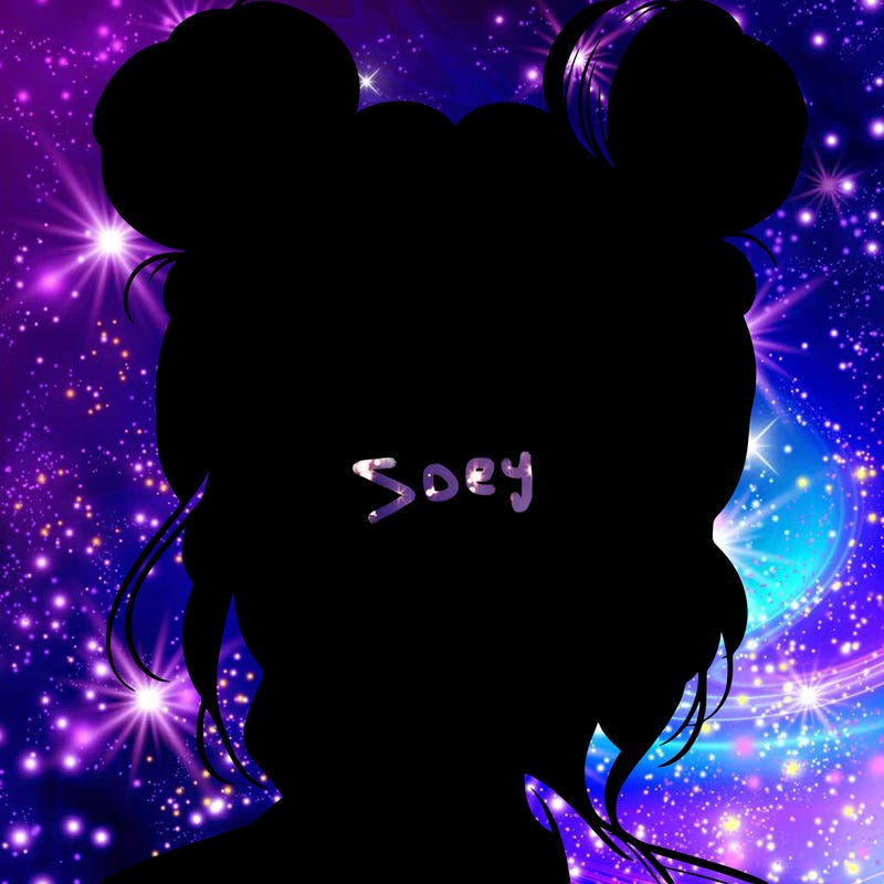 realistic girl with buns on the top of her hair