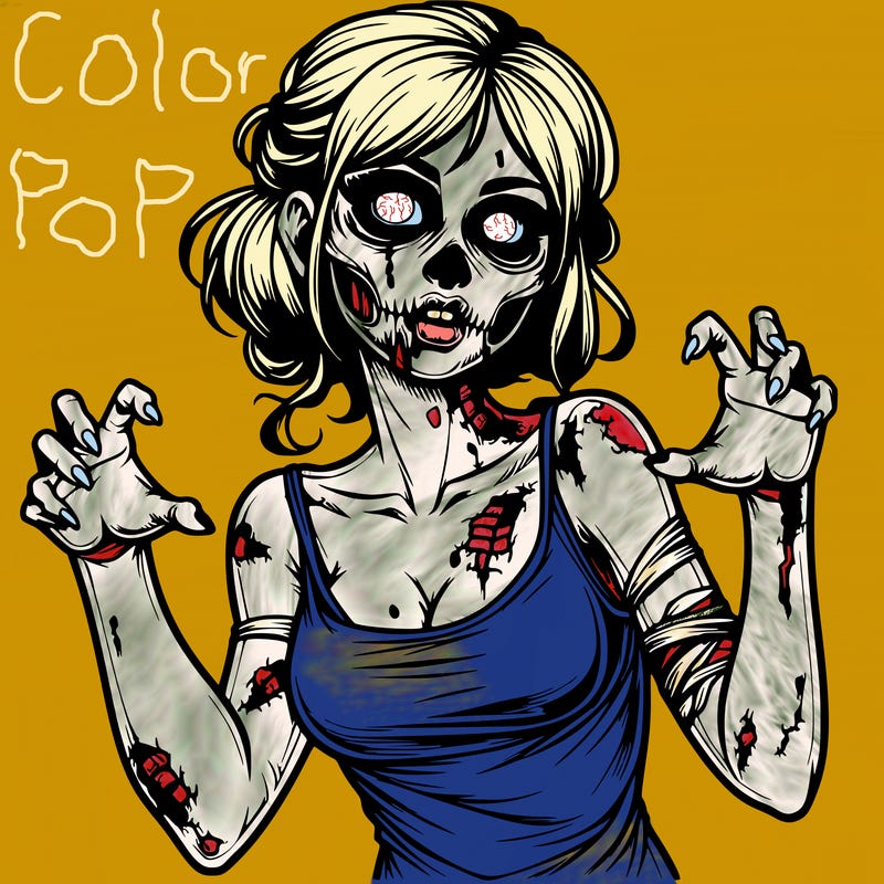 realistic zombie girl
