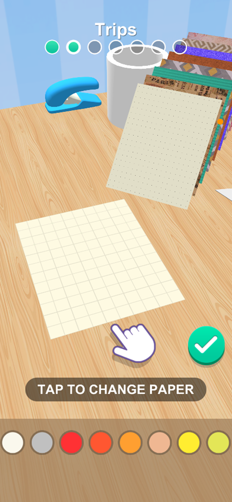 DIY Mini Journals - Selecting paper style and color for a custom mini journal