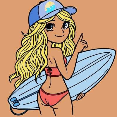 surfer girl
