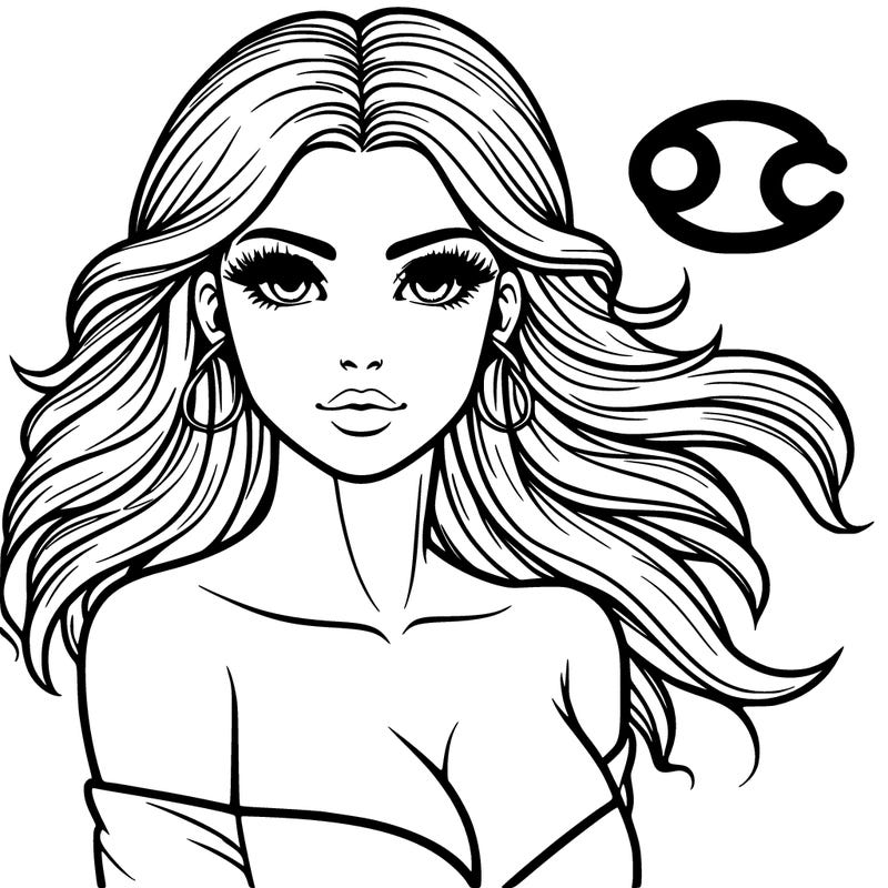 a zodiac cancer women realistic