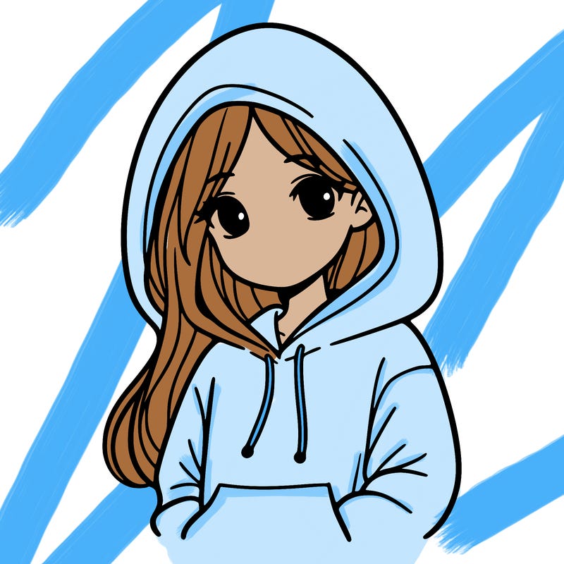 girl with hoodie
