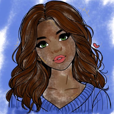 realistic pretty girl
