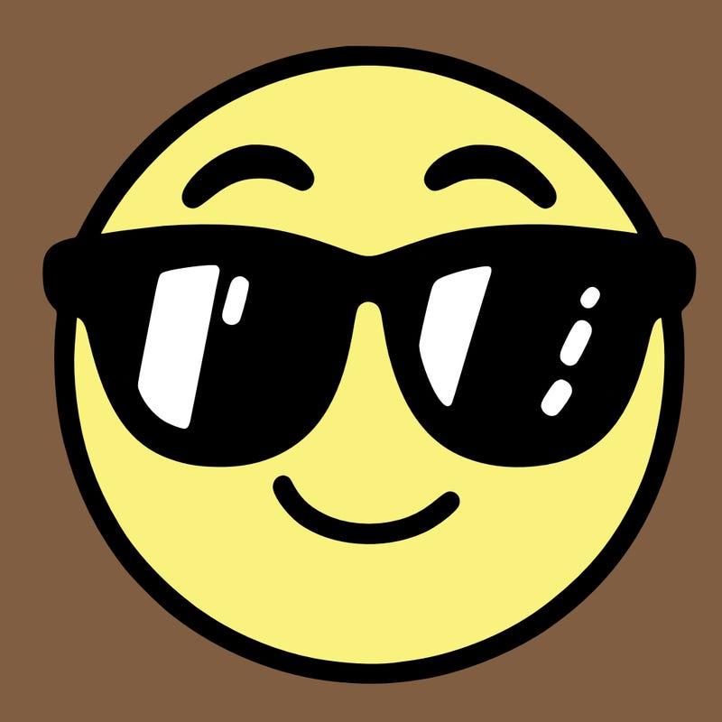 emoji with sunglasses