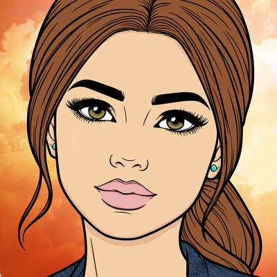 realistic woman’s face