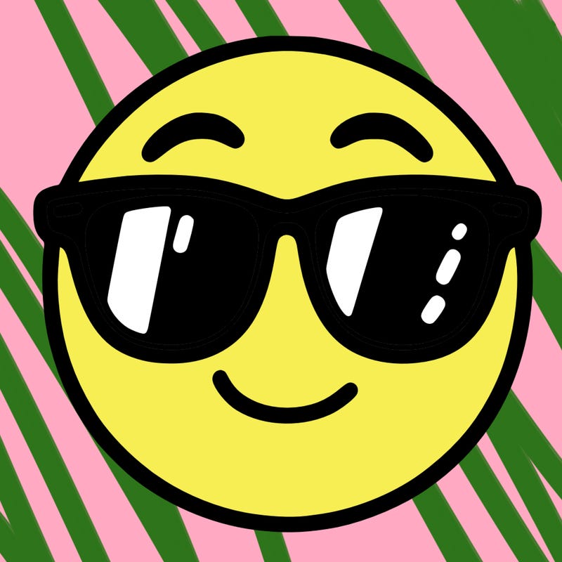 emoji with sunglasses