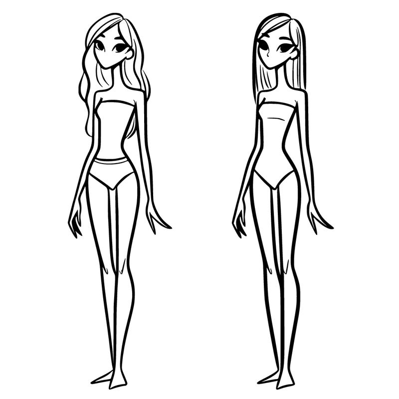 . tall skinny girl