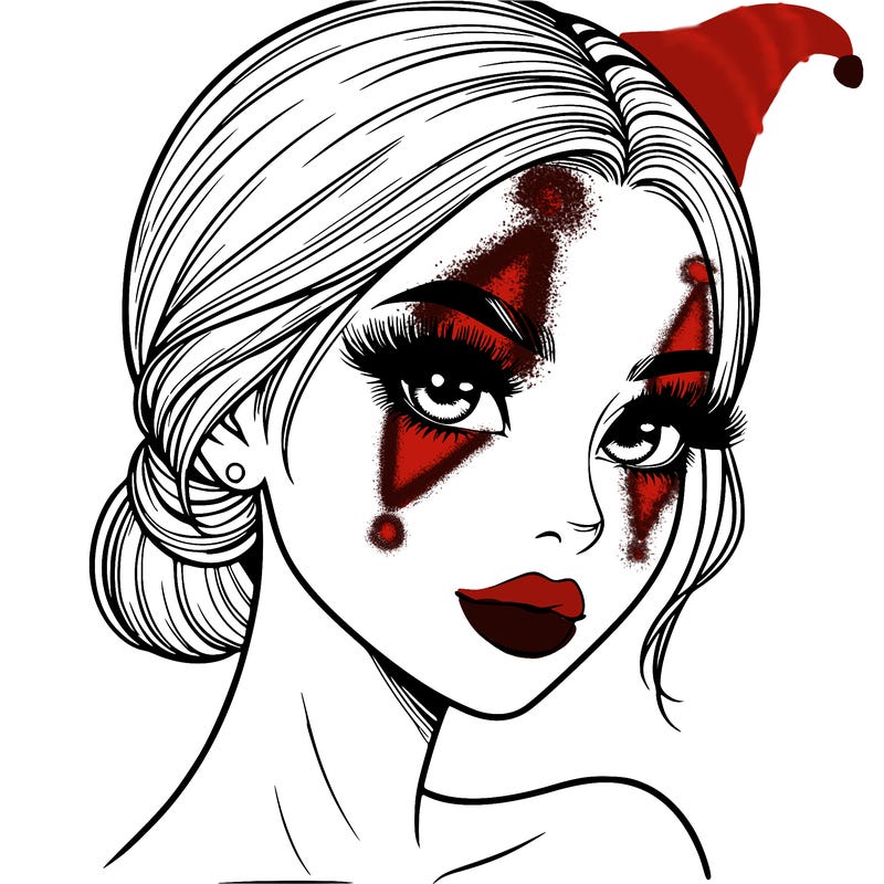 realistic girl with lashes