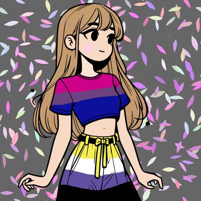 girl in a cute crop top