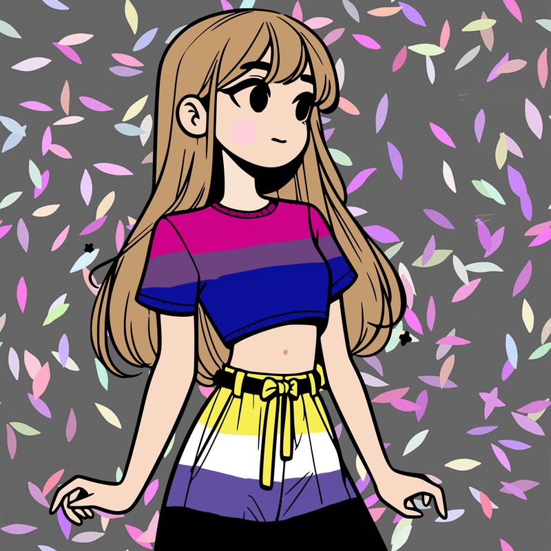 girl in a cute crop top