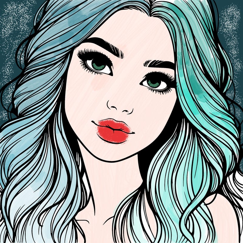 beautiful realistic girl