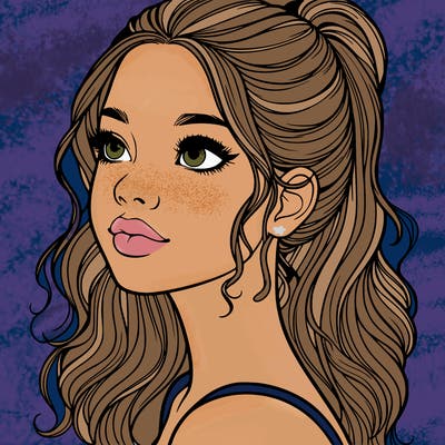 beautiful realistic girl