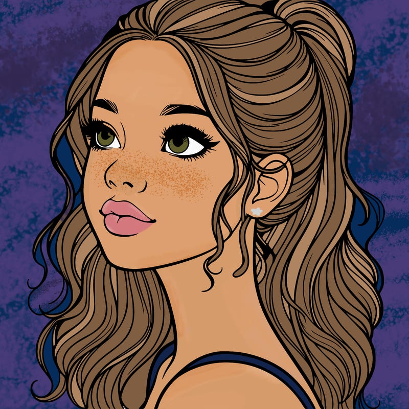 beautiful realistic girl