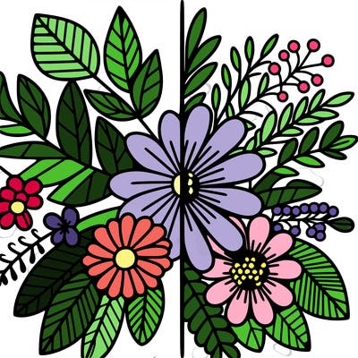 flowers split