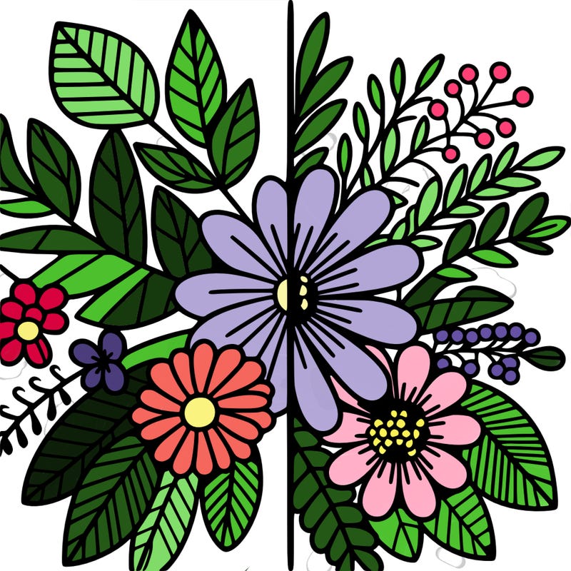 flowers split