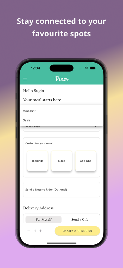 Piner - Food & Drink App | MWM
