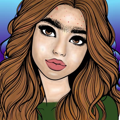 beautiful realistic girl