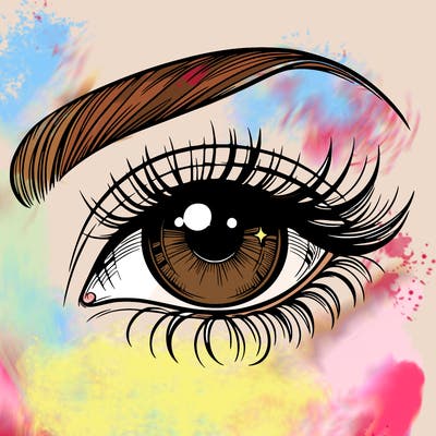 a beautiful eye