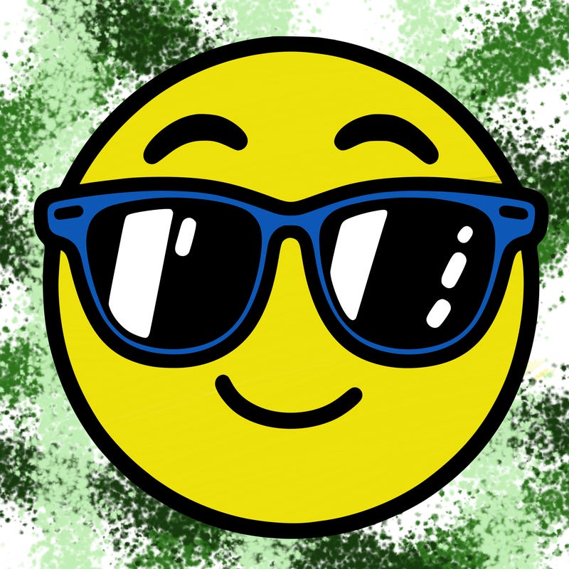 emoji with sunglasses