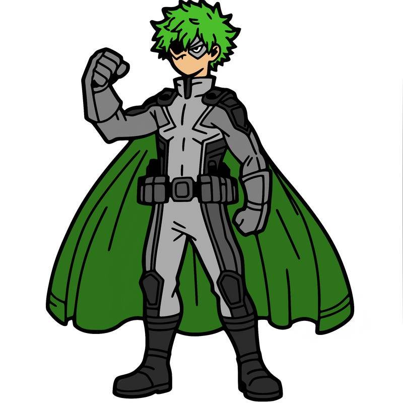 superhero anime character