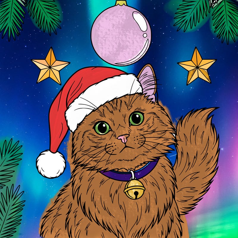christmas cat
