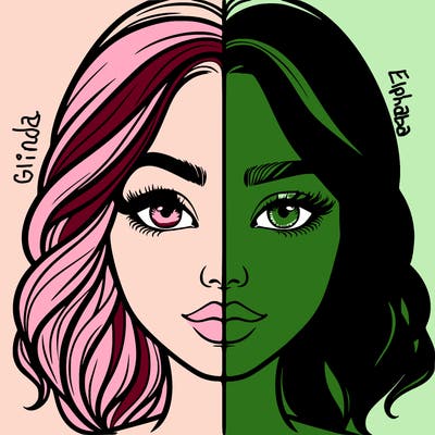 realistic girl split half